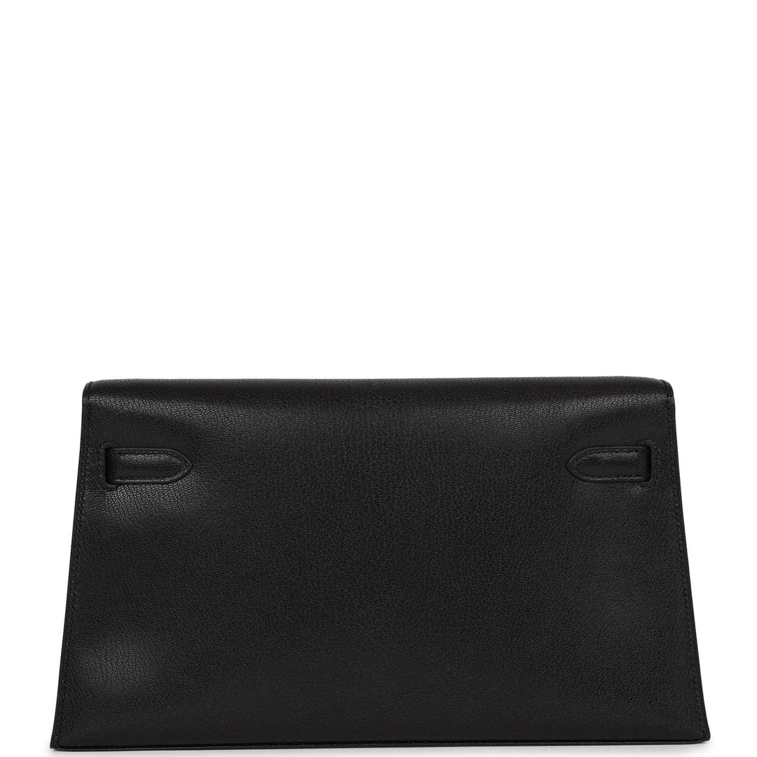 Top quality Hermes Kelly Elan Black Chevre Chamkila Gold Hardware