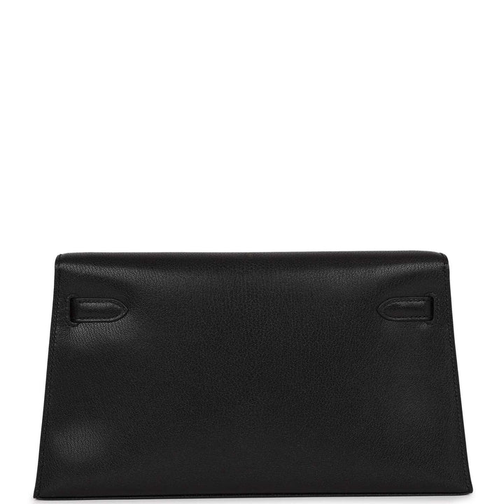 Top quality Hermes Kelly Elan Black Chevre Chamkila Gold Hardware