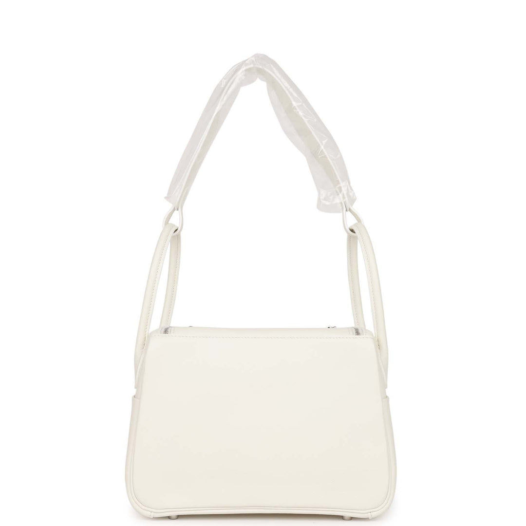 Top quality Hermes Lindy 26 White Evercolor Palladium Hardware