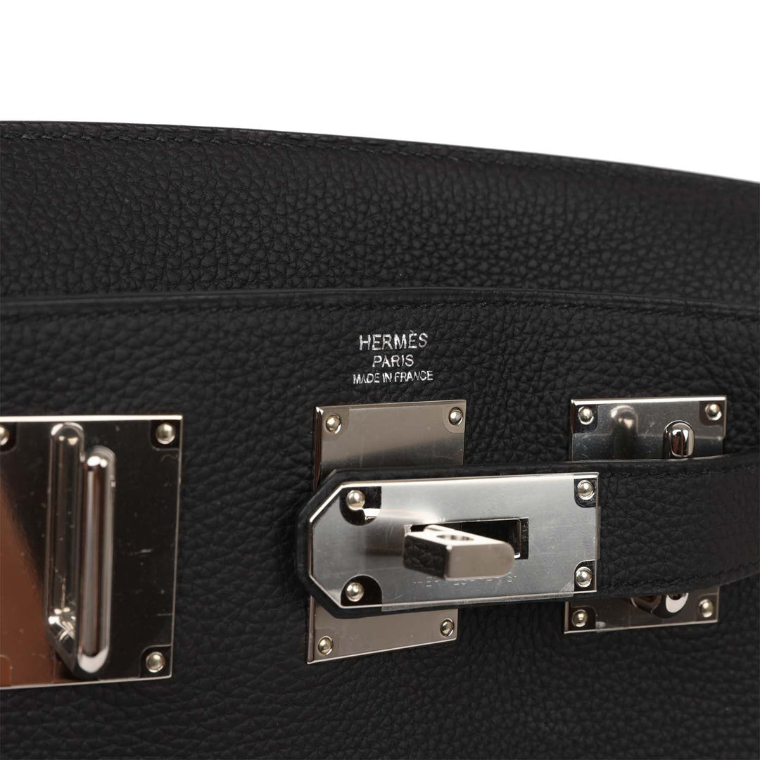 Top quality Hermes HAC A Dos PM Backpack Black Togo Palladium Hardware
