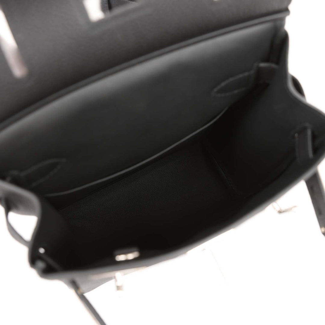 Top quality Hermes HAC A Dos PM Backpack Black Togo Palladium Hardware