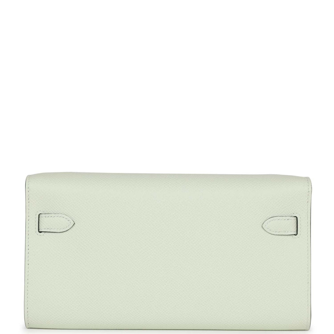 Top quality Hermes Kelly Wallet To Go Vert Fizz Epsom Palladium Hardware