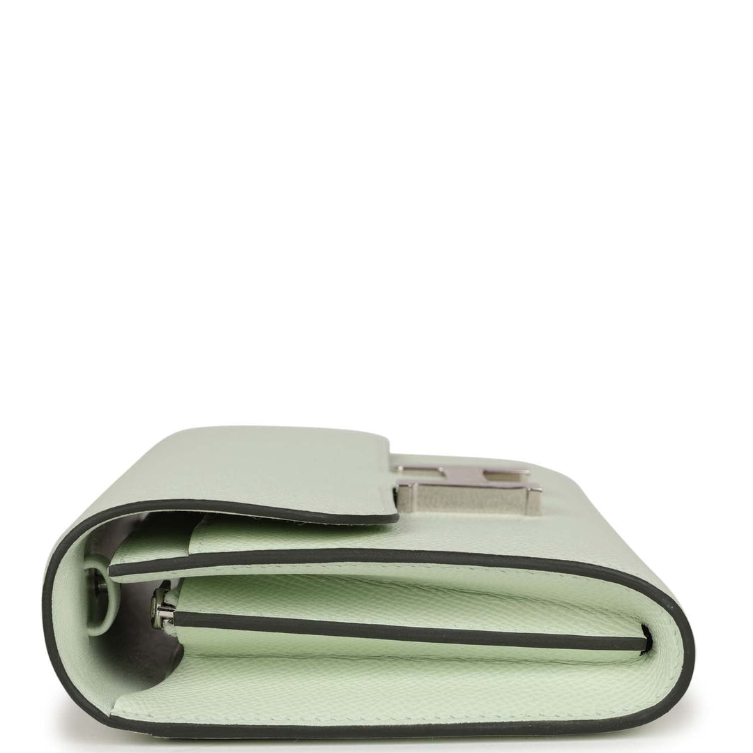 Top quality Hermes Constance Wallet To Go Vert Fizz Epsom Palladium Hardware