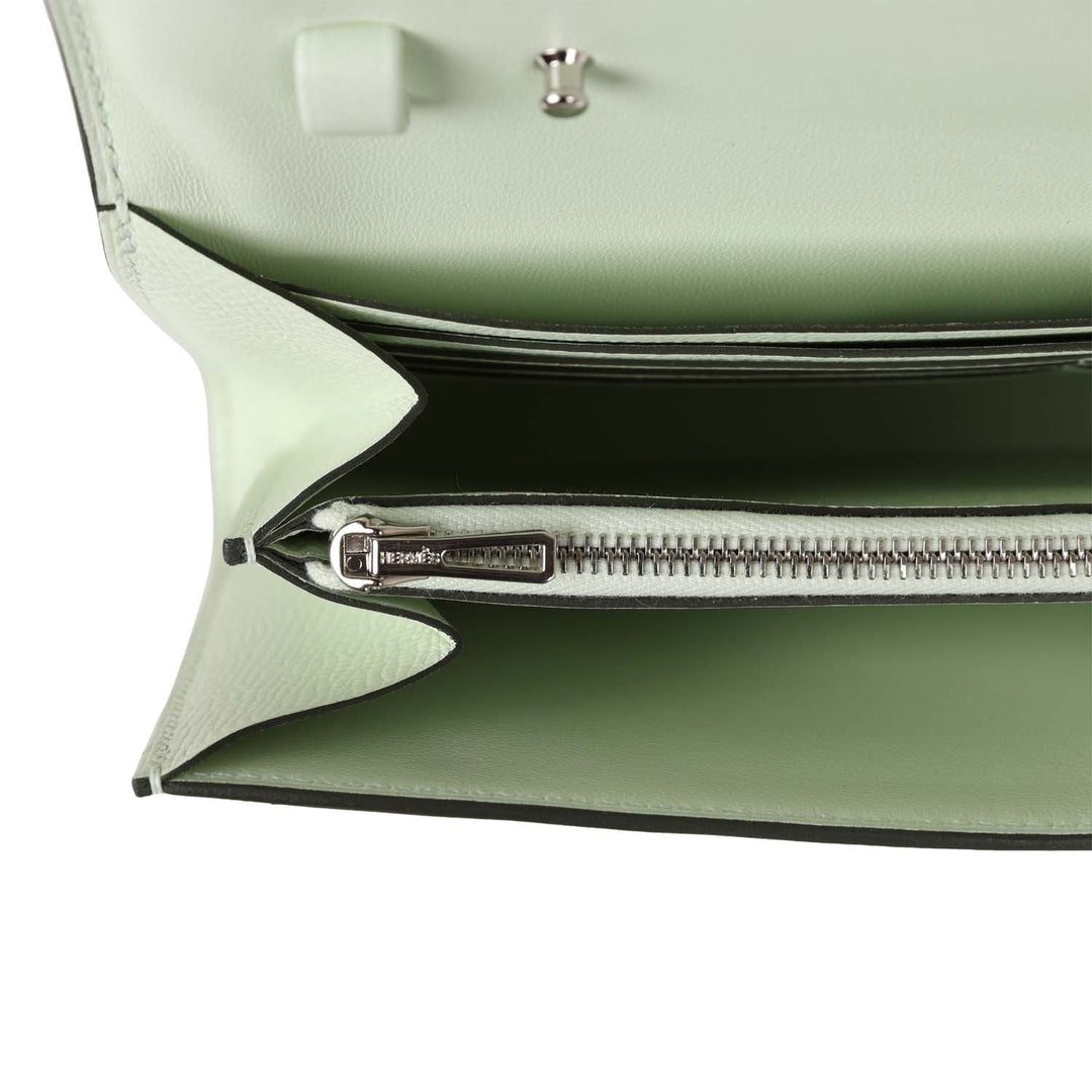 Top quality Hermes Constance Wallet To Go Vert Fizz Epsom Palladium Hardware
