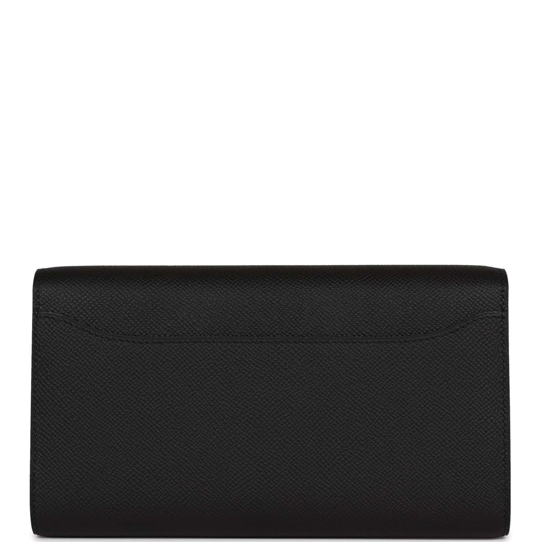 Top quality Hermes Constance Wallet To Go Black Epsom Gold Hardware