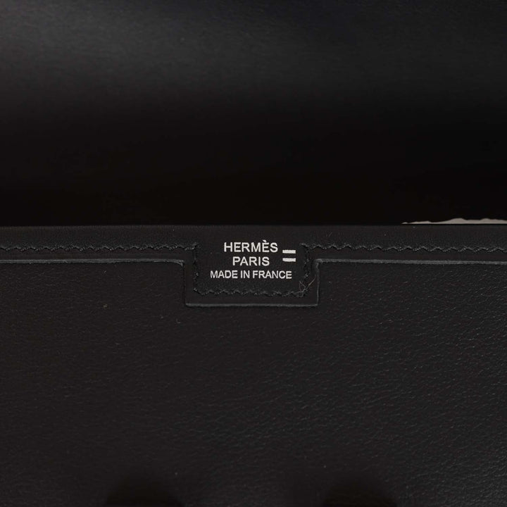 Top quality Hermes Jige Elan Touch Black Swift and Ombre Lizard