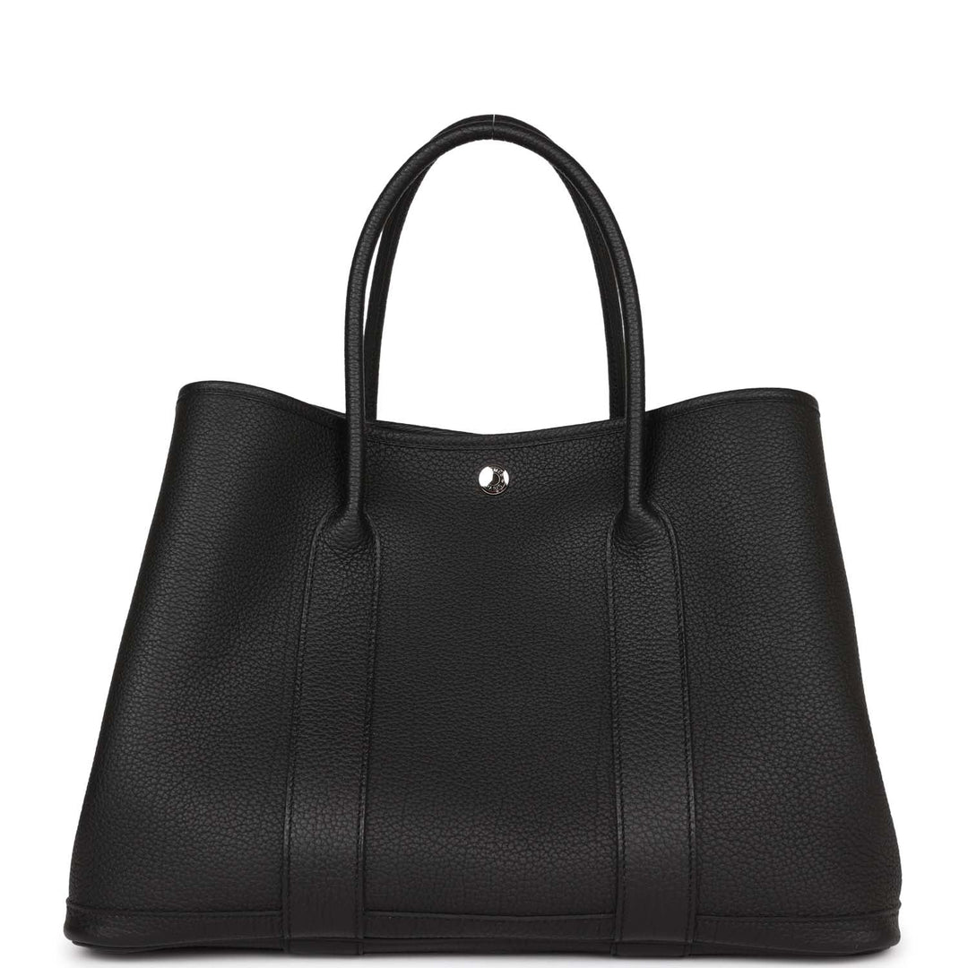 Top quality Hermes Garden Party 36 Black Negonda Palladium Hardware