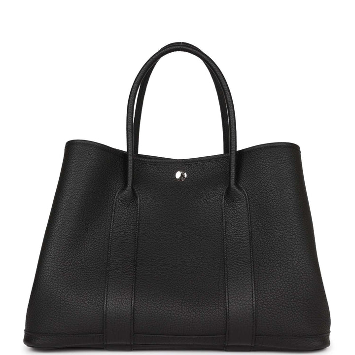 Top quality Hermes Garden Party 36 Black Negonda Palladium Hardware