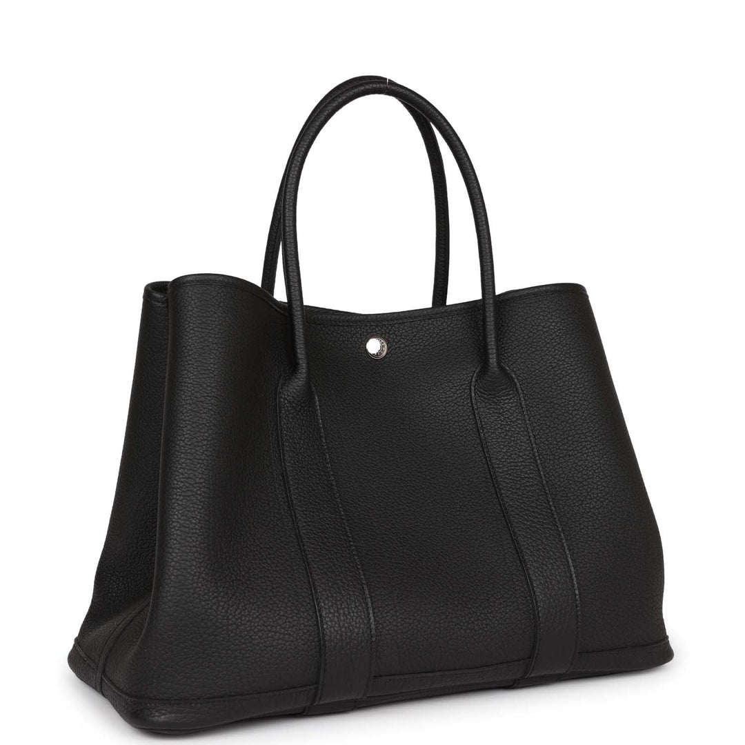 Top quality Hermes Garden Party 36 Black Negonda Palladium Hardware