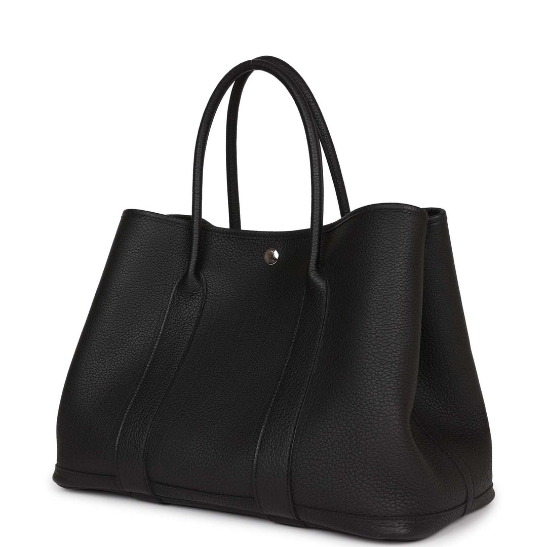 Top quality Hermes Garden Party 36 Black Negonda Palladium Hardware