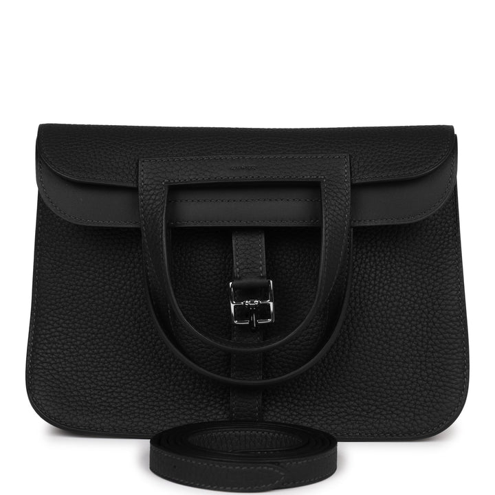 Top quality Hermes Halzan 25 Caban Clemence Palladium Hardware