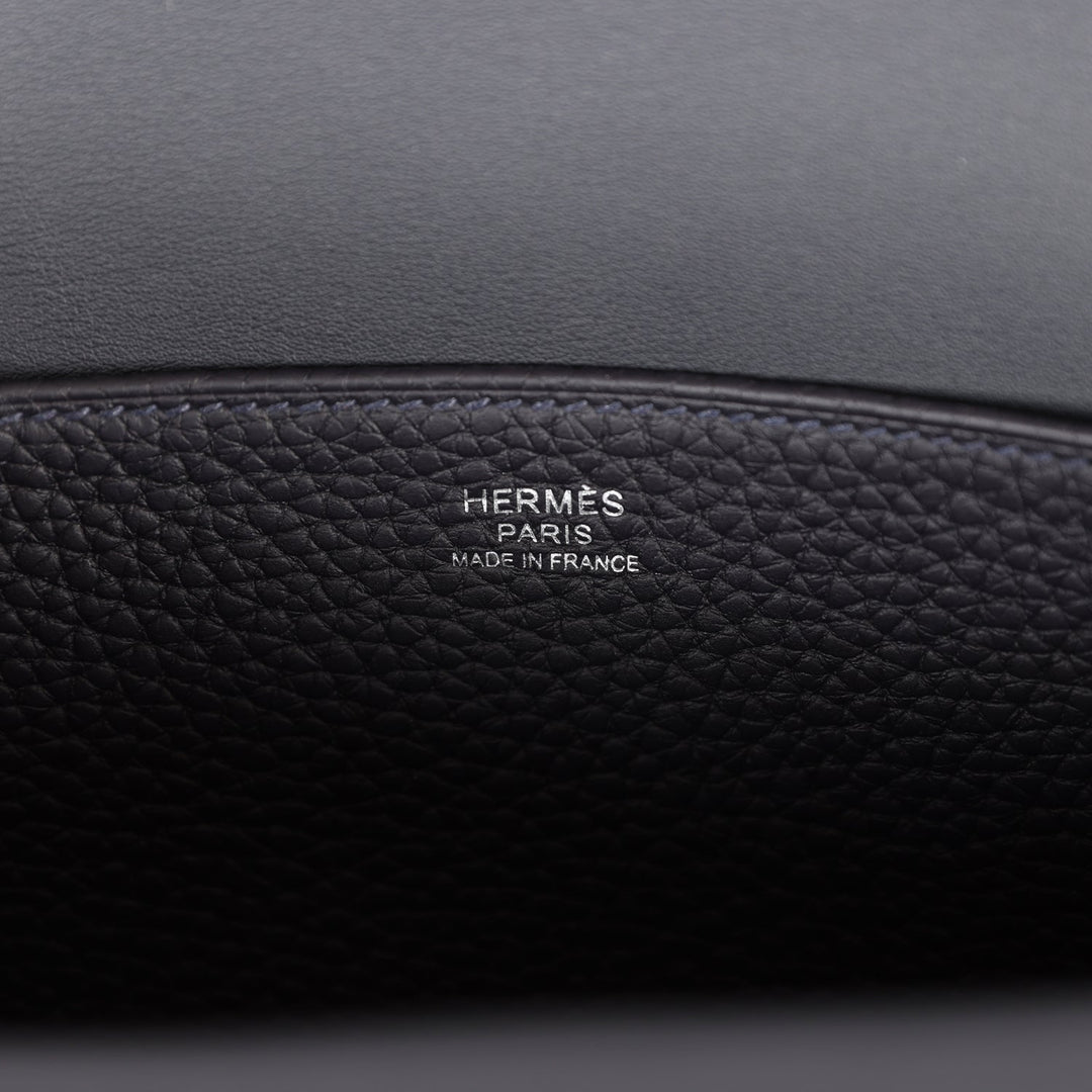 Top quality Hermes Halzan 25 Caban Clemence Palladium Hardware