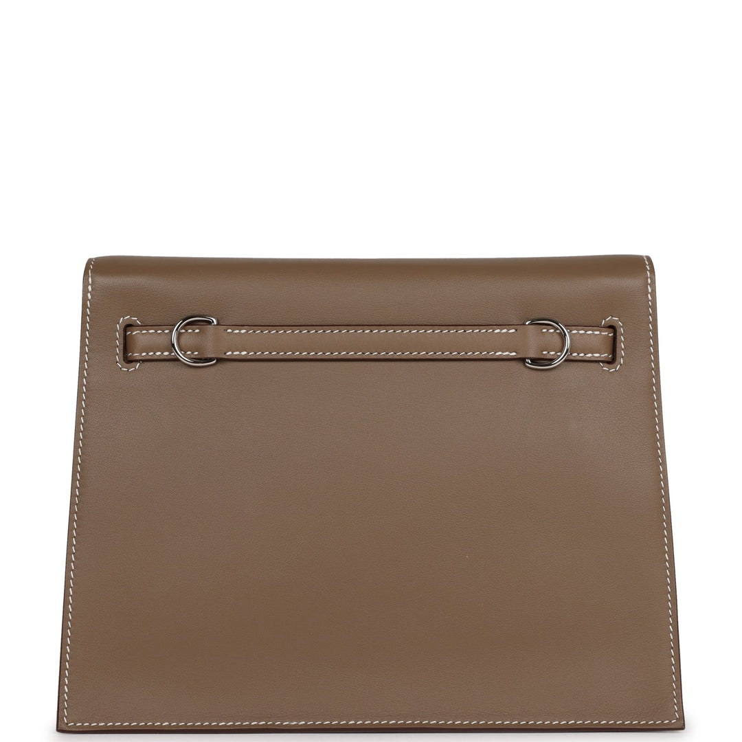 Top quality Hermes Kelly Danse Etoupe Swfit Palladium Hardware