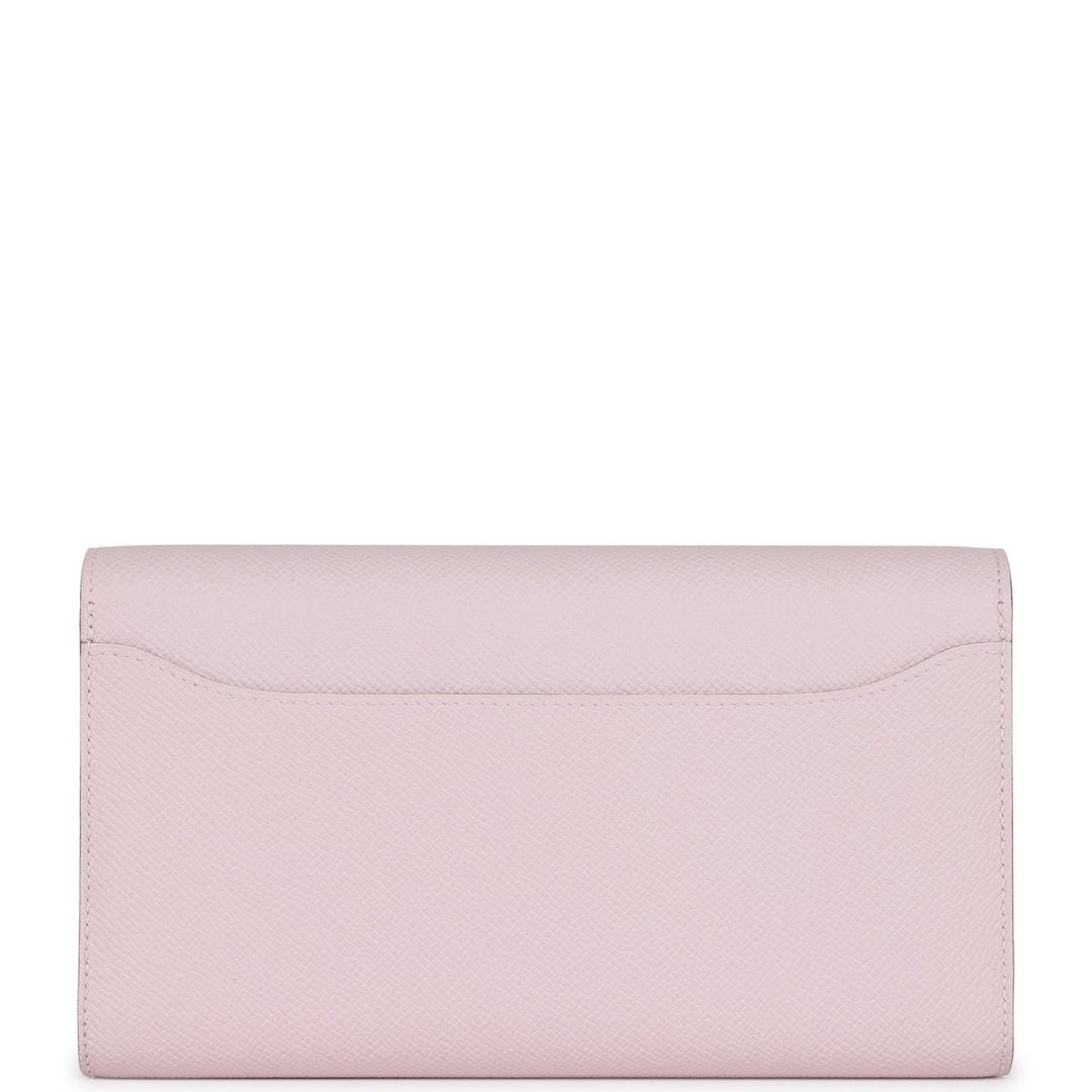 Top quality Hermes Constance Wallet To Go Mauve Pale Epsom Palladium Hardware