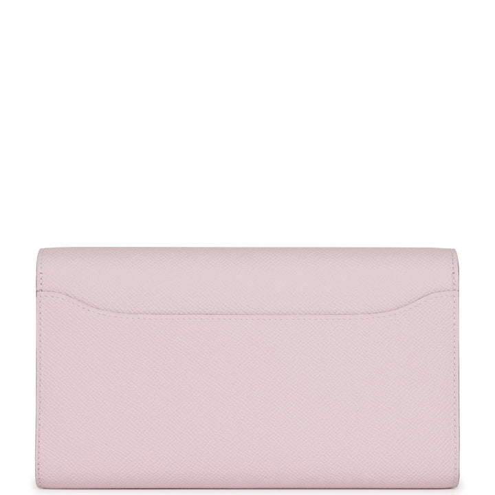 Top quality Hermes Constance Wallet To Go Mauve Pale Epsom Palladium Hardware