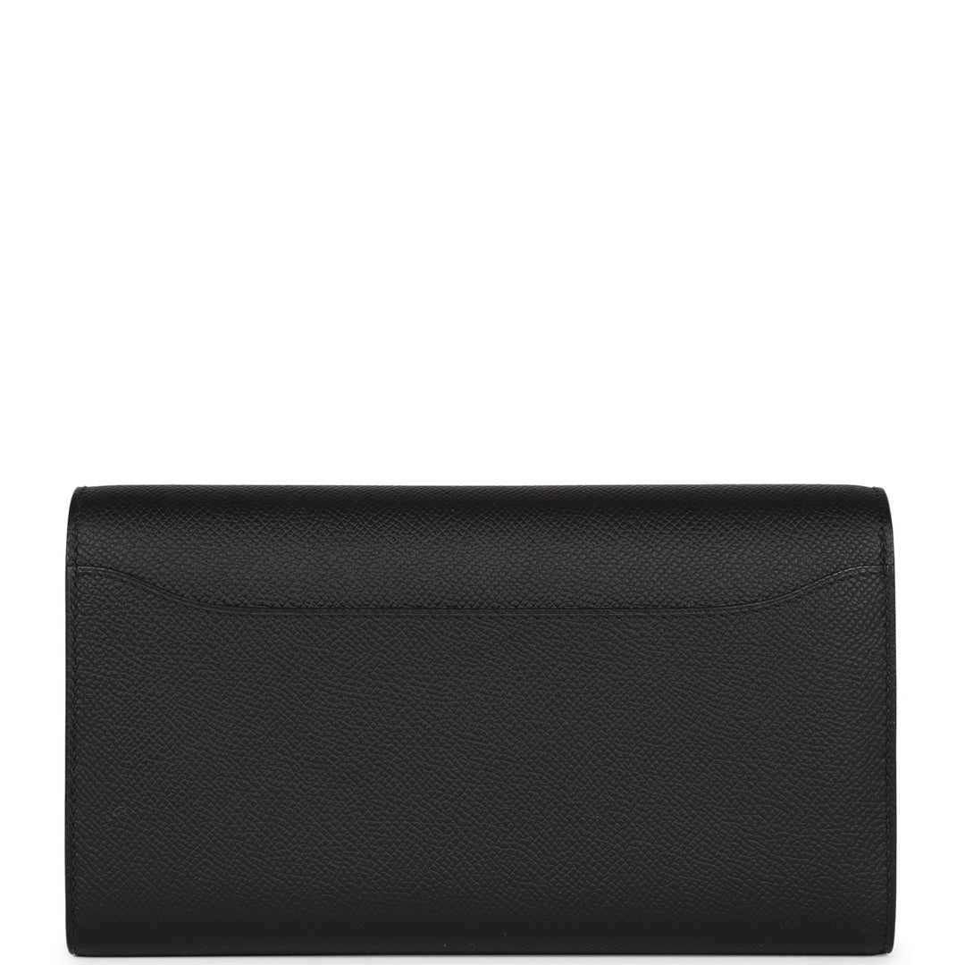 Hermes Constance Wallet To Go Black Epsom Gold Hardware