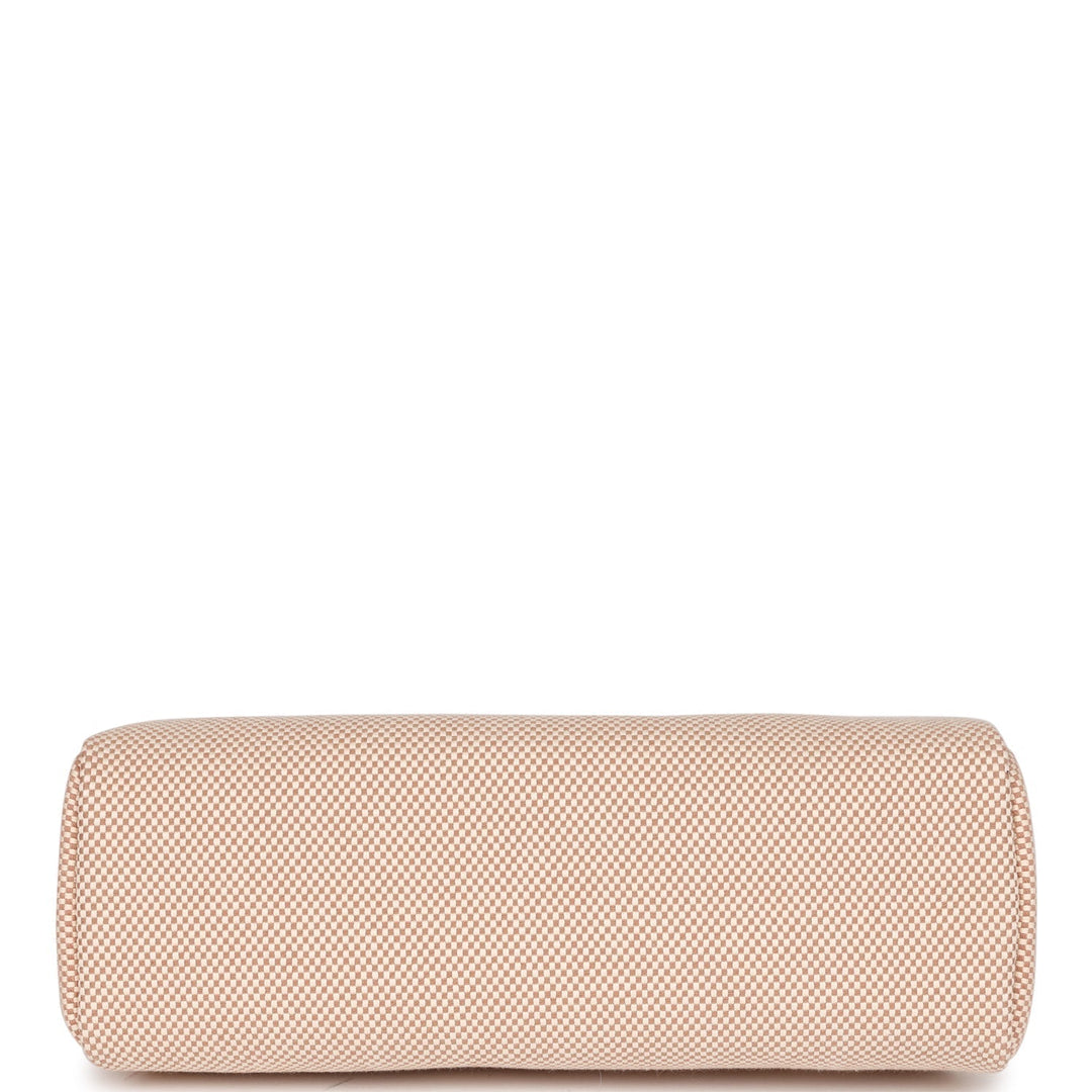 Top quality Hermes Herbag Zip Pm 31 Ecru Beige and Naturel Viking Criss Toile Fauve Hunter Gold Hardware