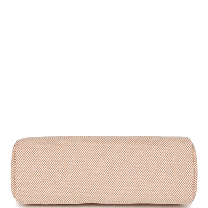 Top quality Hermes Herbag Zip Pm 31 Ecru Beige and Naturel Viking Criss Toile Fauve Hunter Gold Hardware