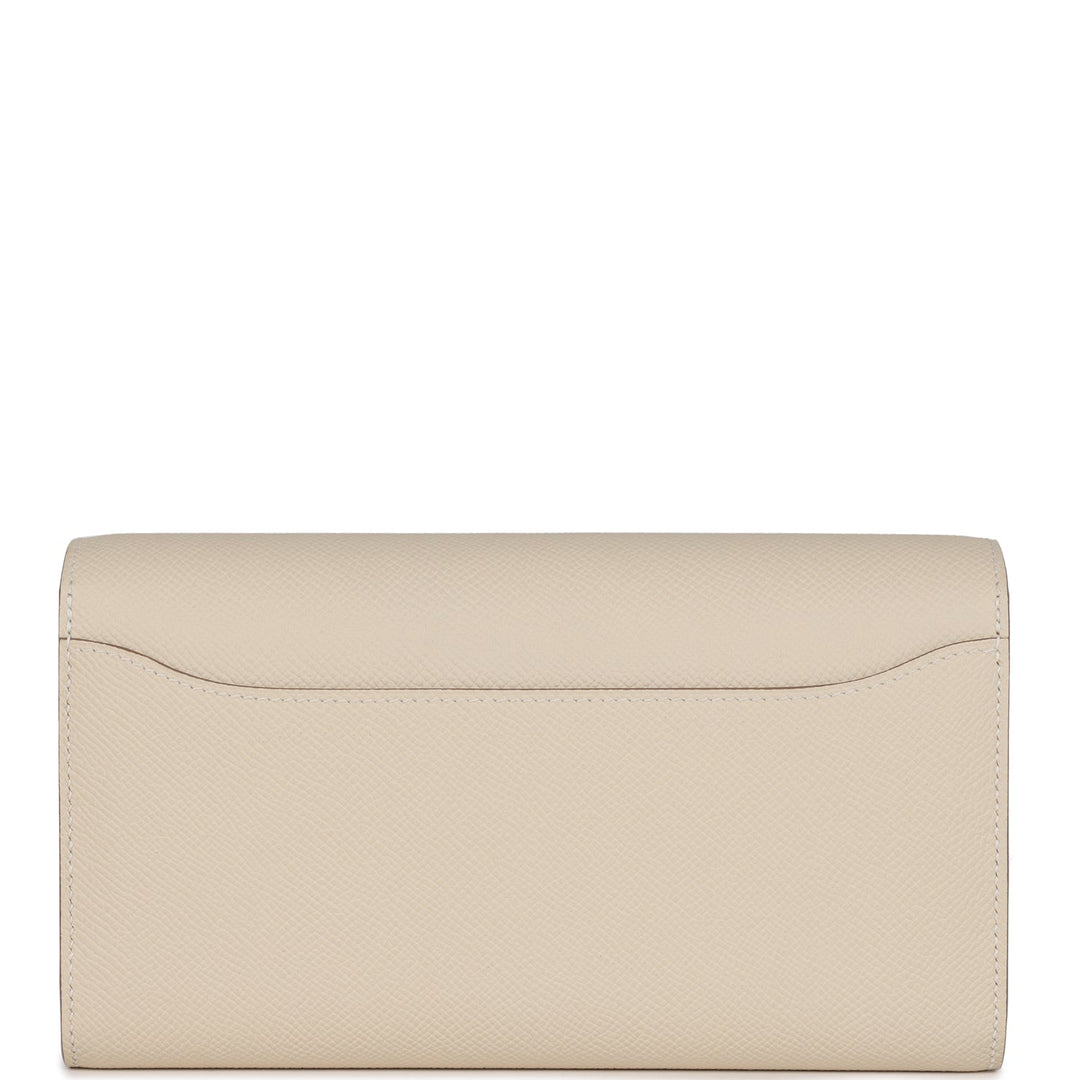 Top quality Hermes Constance To Go Wallet Craie Epsom Gold Hardware