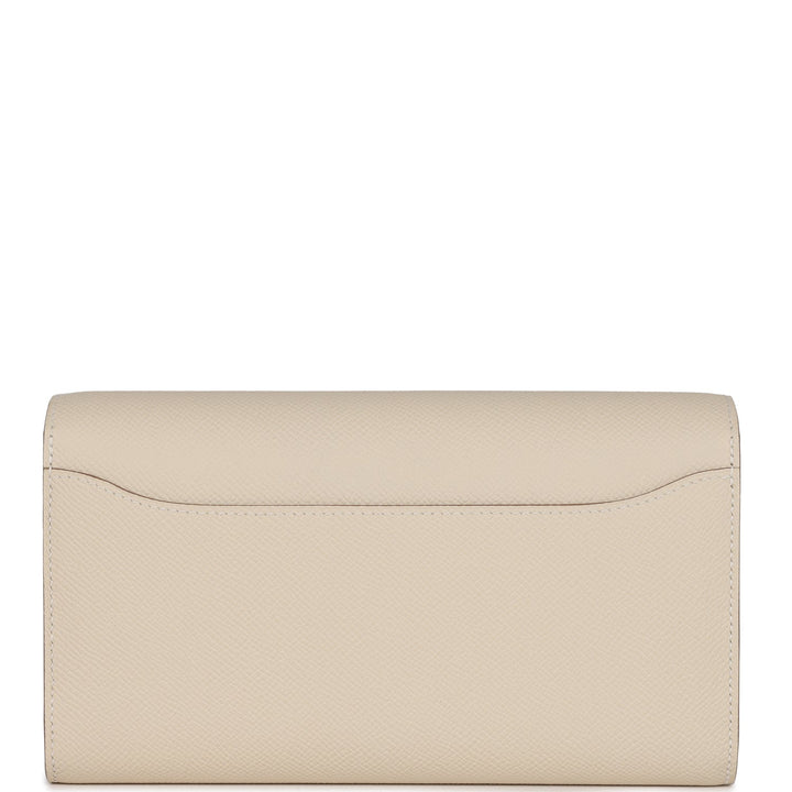 Top quality Hermes Constance To Go Wallet Craie Epsom Gold Hardware