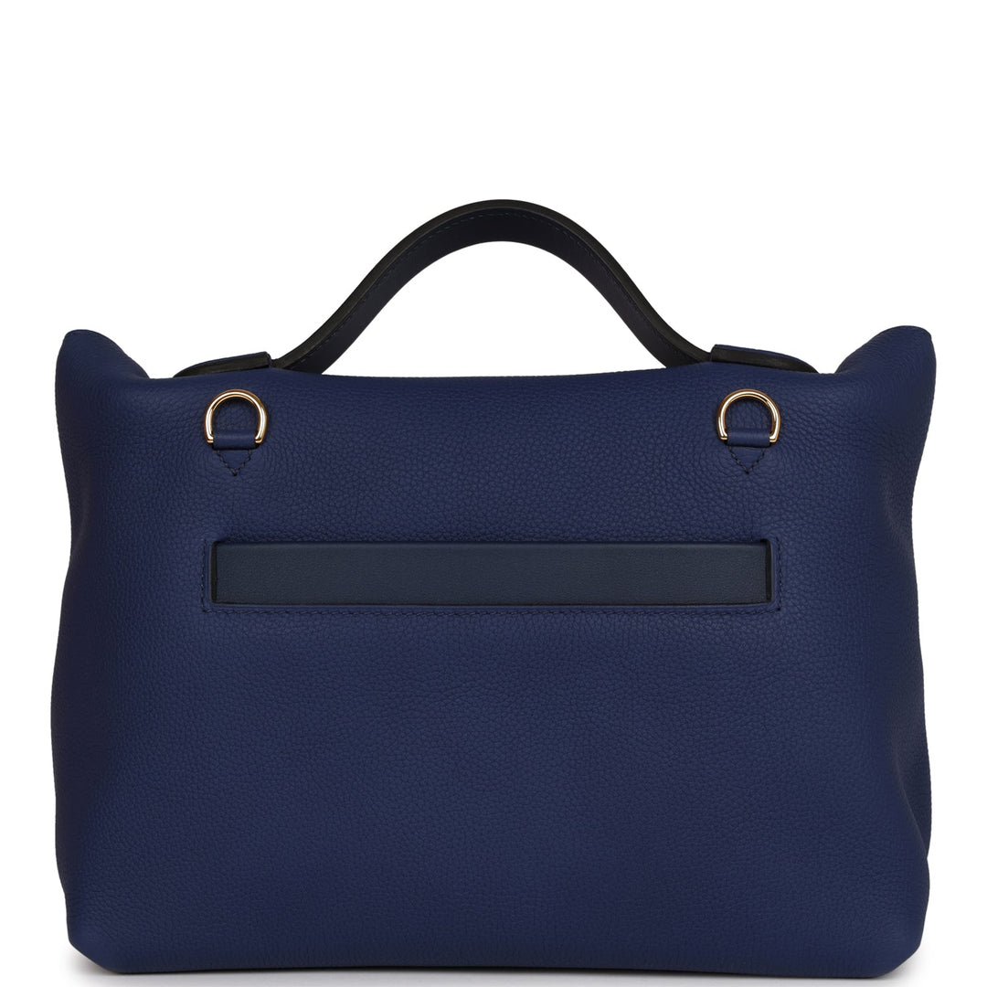 Top quality Hermes 24/24 29 Bleu Saphir Togo and Bleu Navy Swift Gold Hardware
