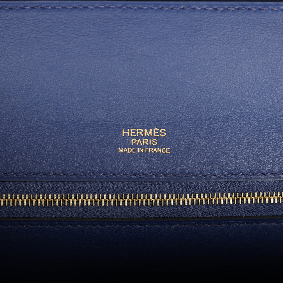Top quality Hermes 24/24 29 Bleu Saphir Togo and Bleu Navy Swift Gold Hardware