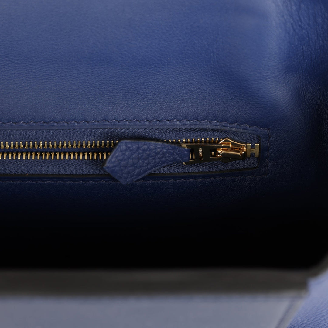 Top quality Hermes 24/24 29 Bleu Saphir Togo and Bleu Navy Swift Gold Hardware