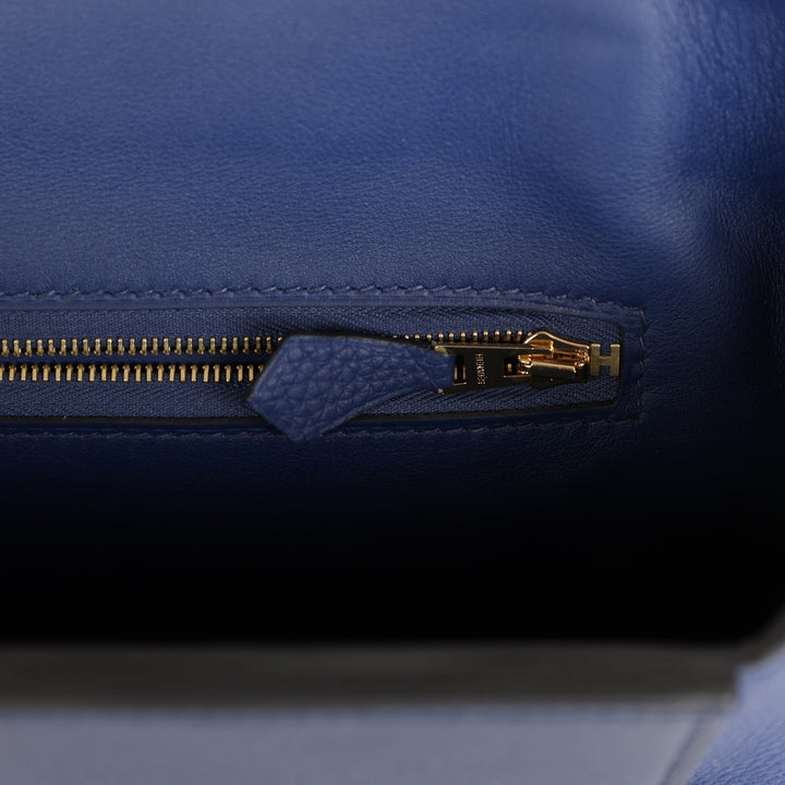 Top quality Hermes 24/24 29 Bleu Saphir Togo and Bleu Navy Swift Gold Hardware
