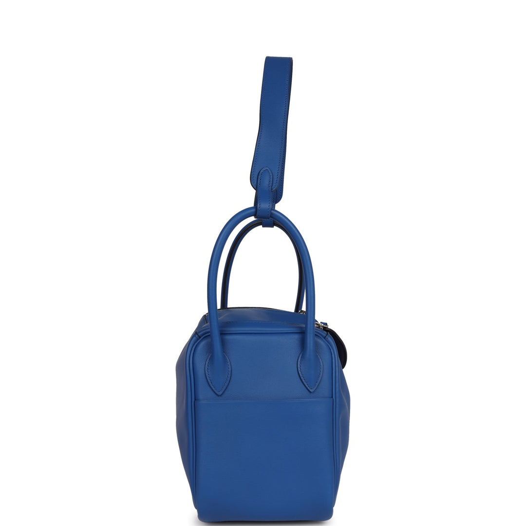 Top quality Hermes Lindy 26 Bleu France Verso Swift Palladium Hardware