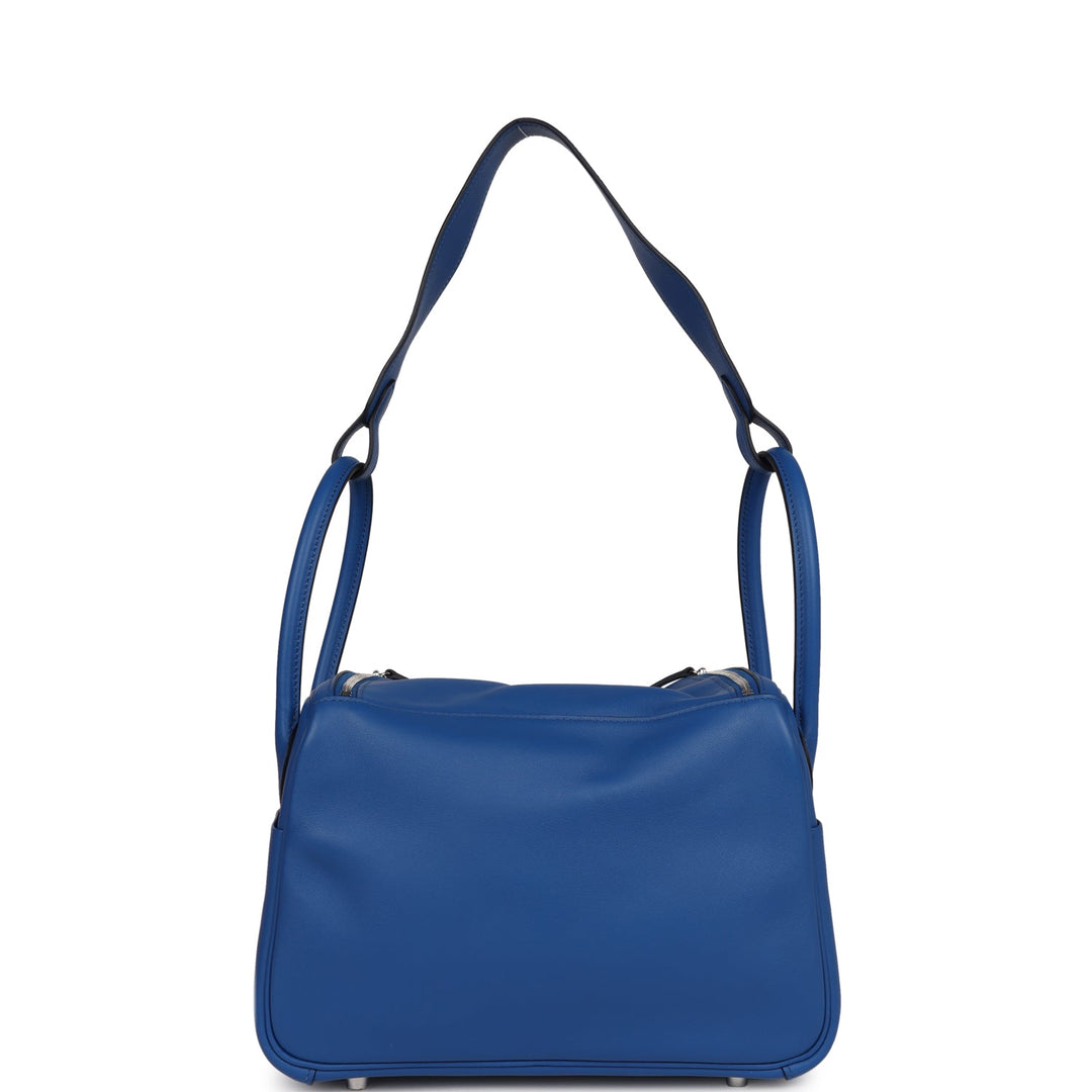Top quality Hermes Lindy 26 Bleu France Verso Swift Palladium Hardware