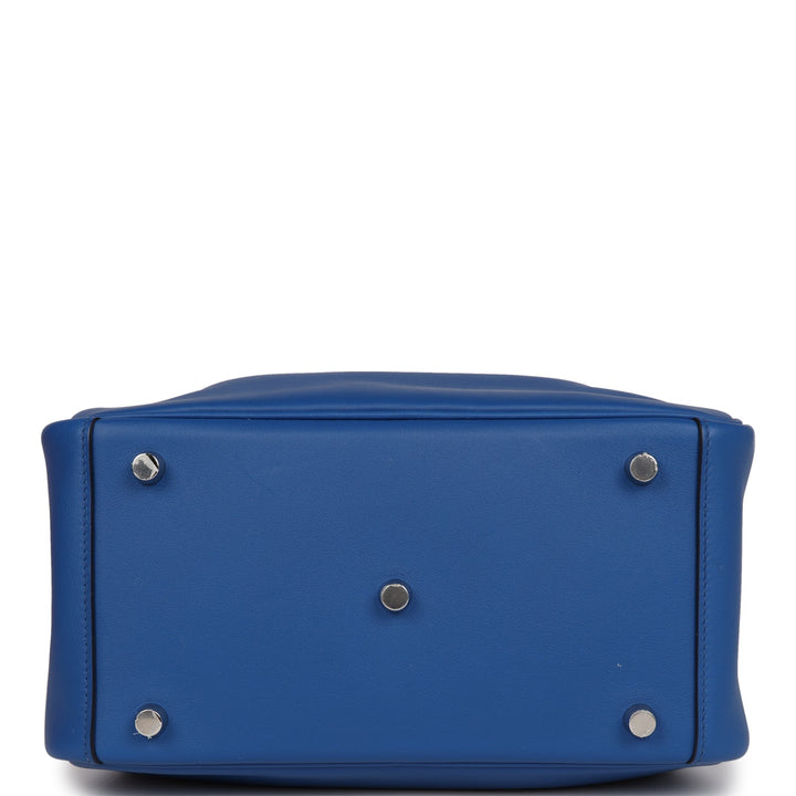 Top quality Hermes Lindy 26 Bleu France Verso Swift Palladium Hardware