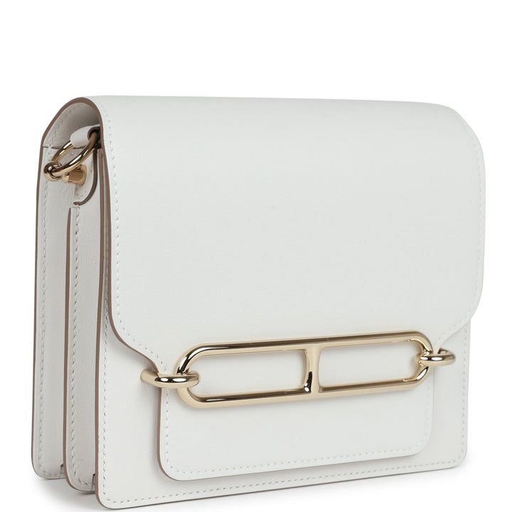 Hermes Mini Sac Roulis Gris Pale Swift Permabrass Hardware