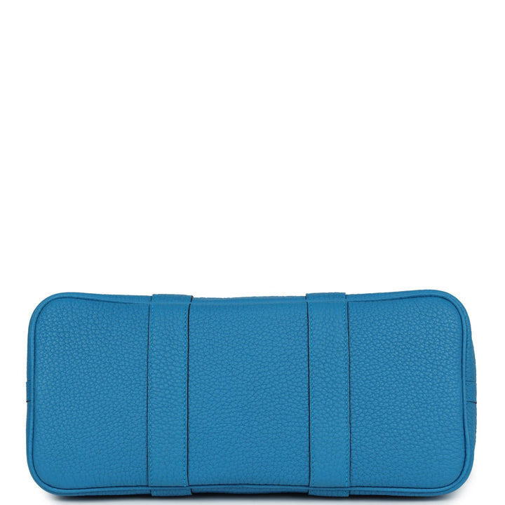 Hermes Garden Party 30 Bleu Zanzibar Negonda Palladium Hardware