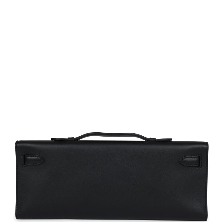 Hermes Kelly Cut Black Swift Gold Hardware