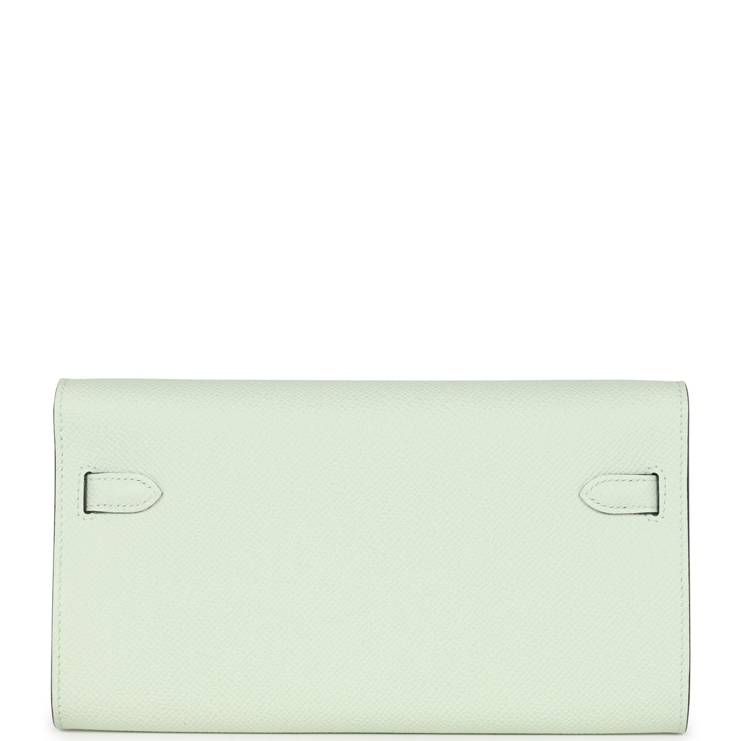 Hermes Kelly Wallet To Go Vert Fizz Epsom Palladium Hardware