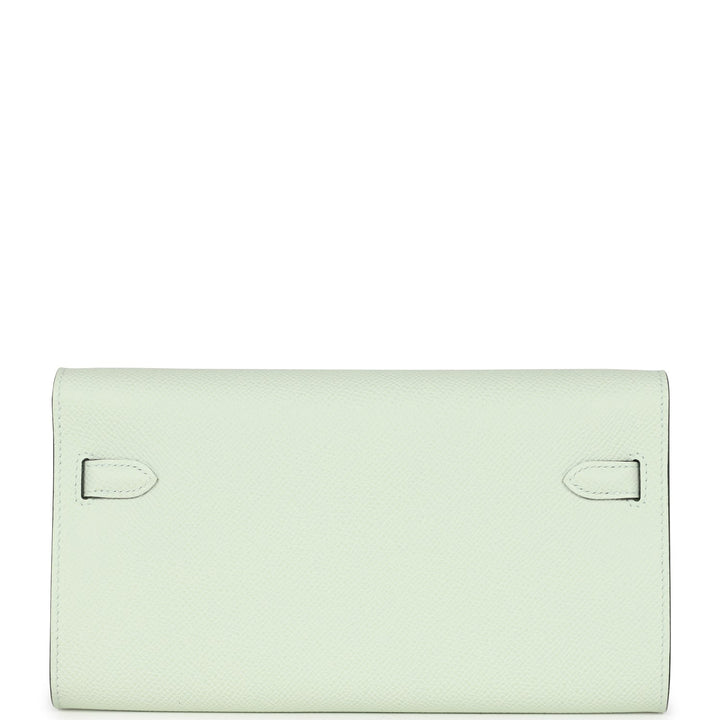 Hermes Kelly Wallet To Go Vert Fizz Epsom Palladium Hardware