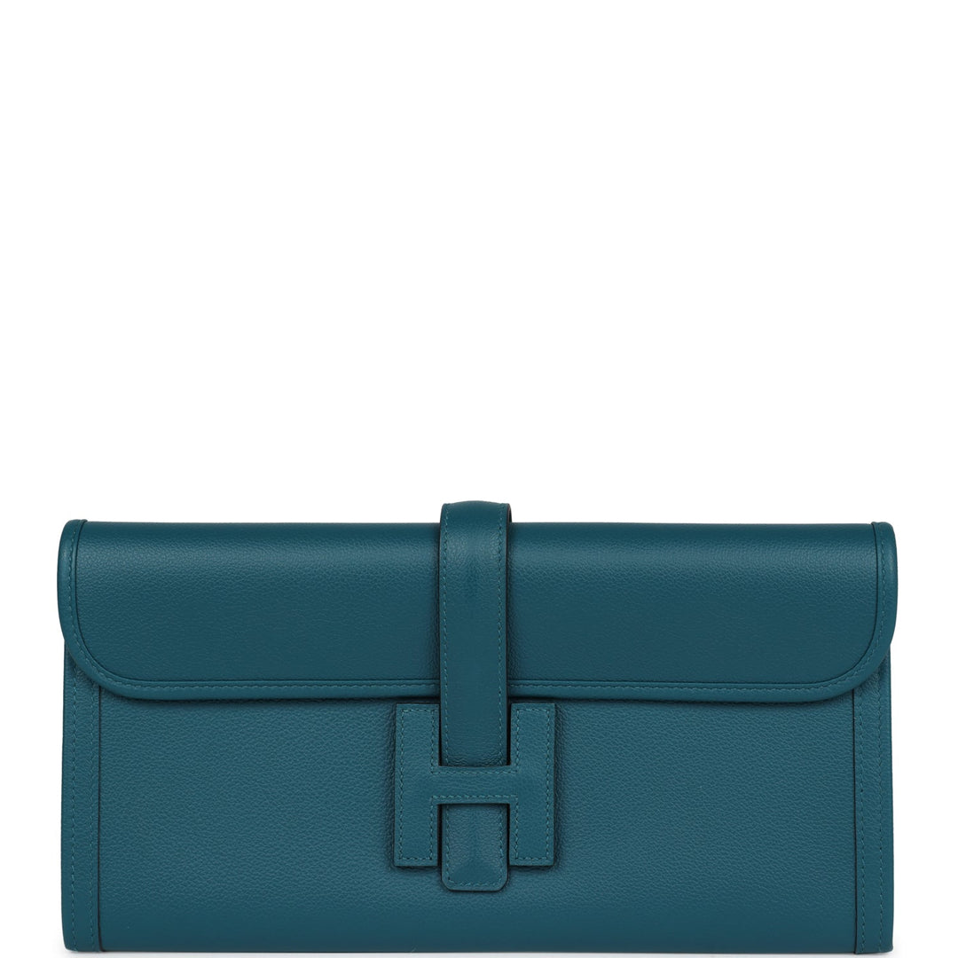 Hermes Jige Elan 29 Vert Bosphore Evercolor