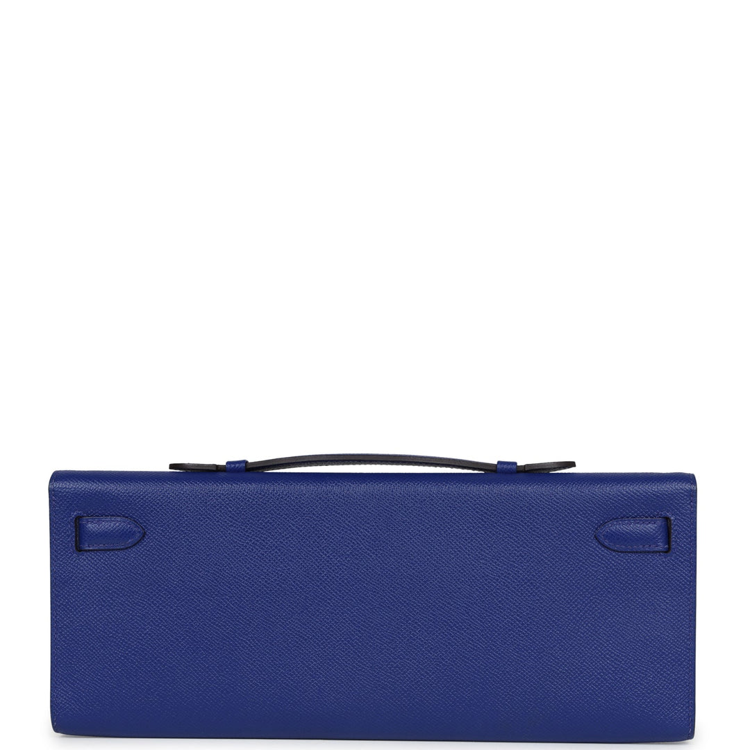 Hermes Kelly Cut Bleu Electric Epsom Palladium Hardware
