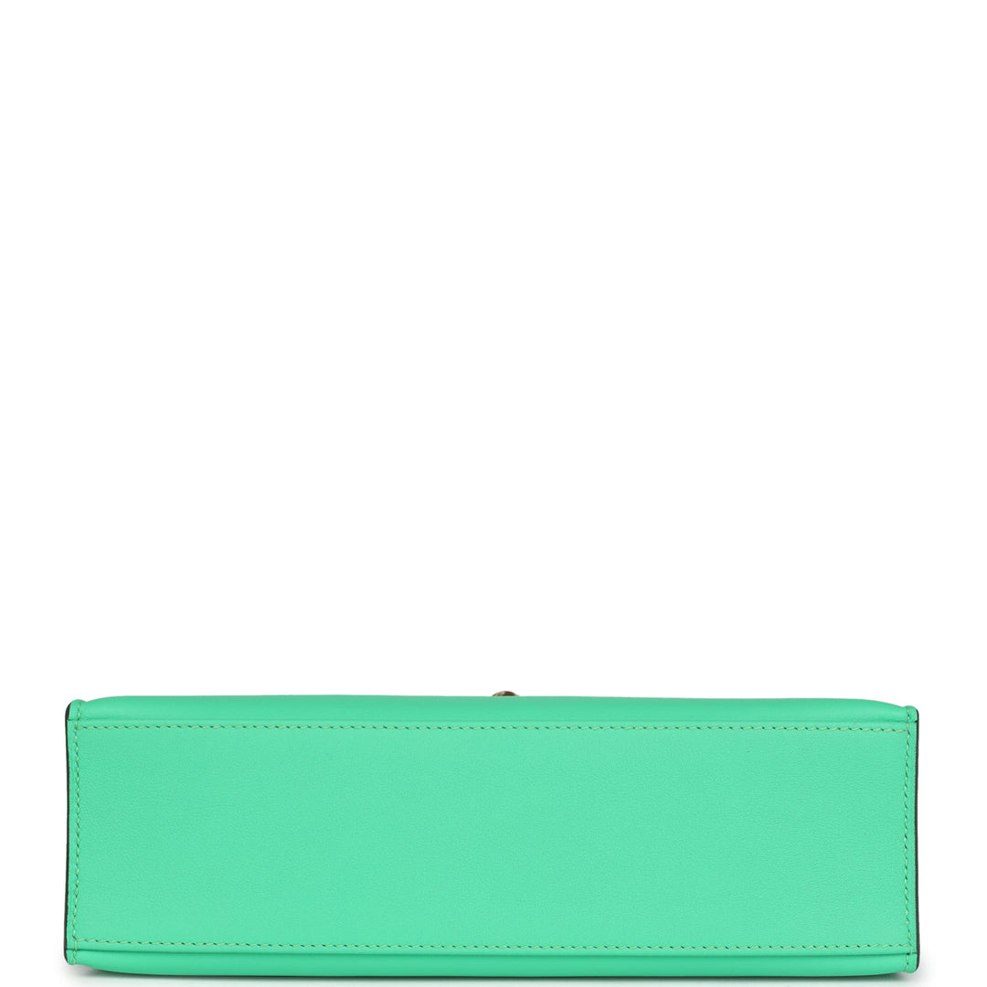 Hermes Kelly Pochette Vert Comics Swift Gold Hardware