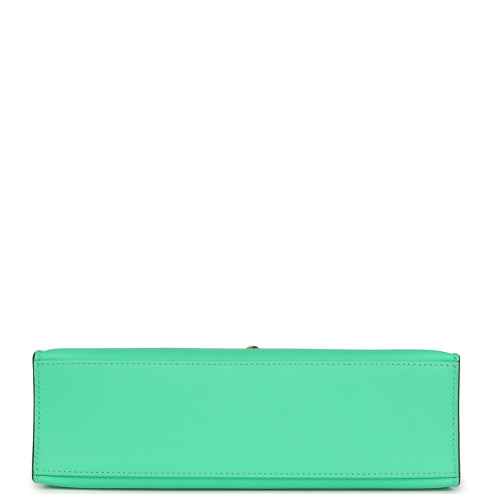 Hermes Kelly Pochette Vert Comics Swift Gold Hardware