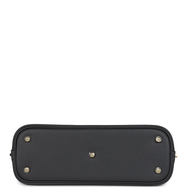 Hermes 1923 Bolide 25 Graphite and Gris Pale Epsom Gold Hardware