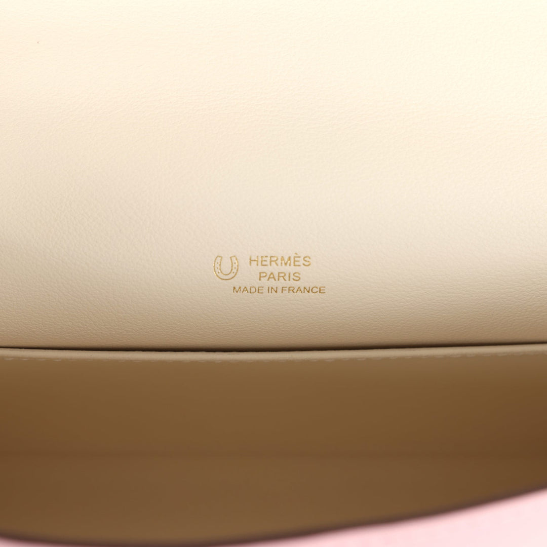 Hermes Special Order (HSS) Kelly Pochette Rose Sakura and Nata Swift Rose Gold Hardware
