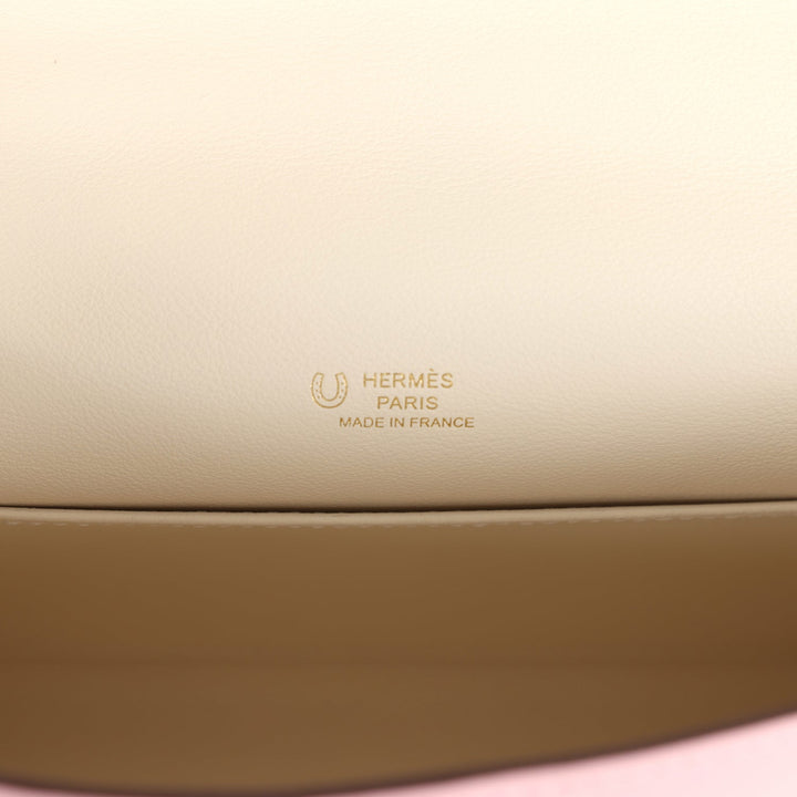 Hermes Special Order (HSS) Kelly Pochette Rose Sakura and Nata Swift Rose Gold Hardware