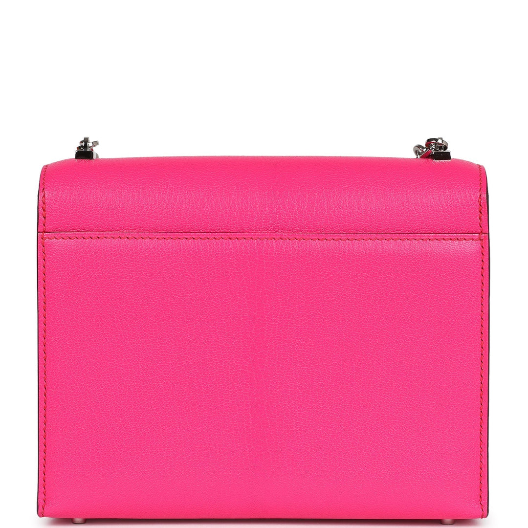 Hermes Mini Verrou Chaine Bag Rose Pop Chevre Chamkila Palladium Hardware