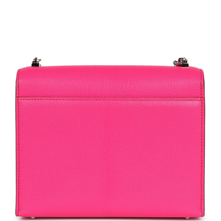 Hermes Mini Verrou Chaine Bag Rose Pop Chevre Chamkila Palladium Hardware