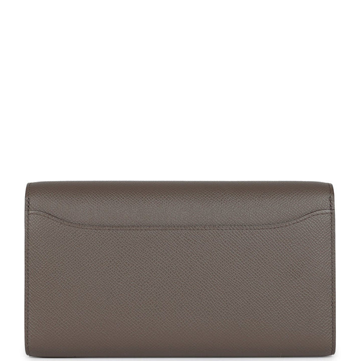 Hermes Constance Wallet To Go Etain Epsom Gold Hardware