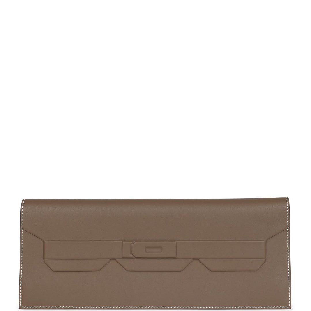 Hermes Shadow Kelly Cut Etoupe Swift