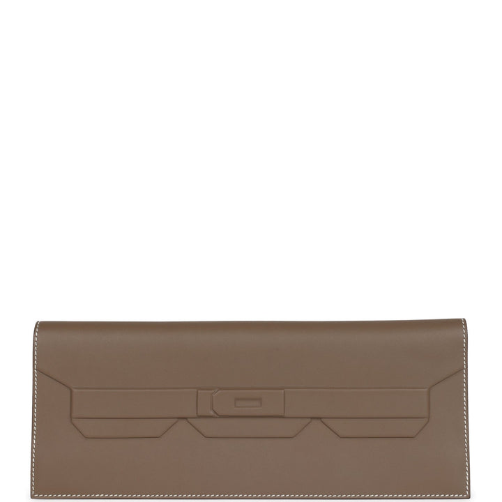 Hermes Shadow Kelly Cut Etoupe Swift