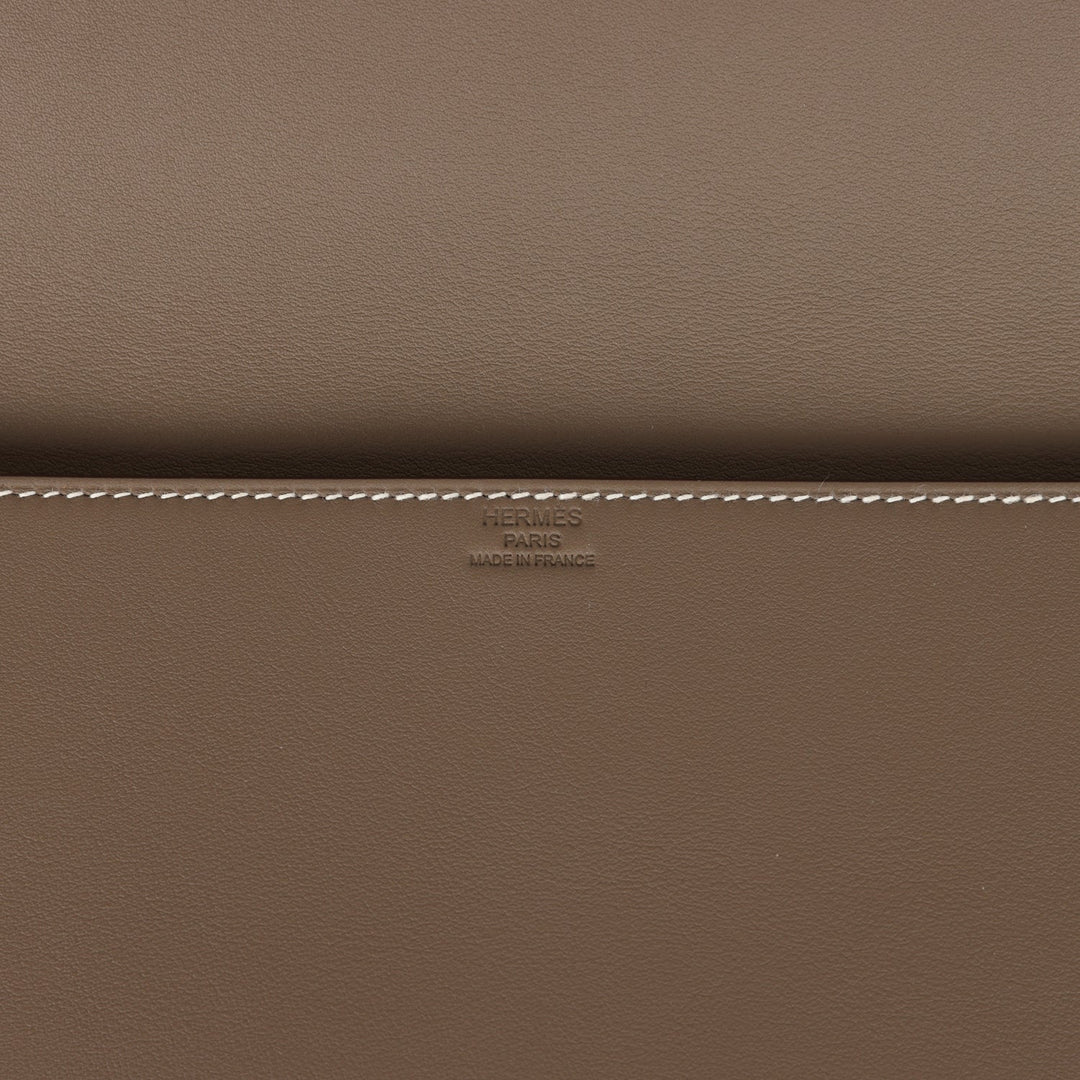 Hermes Shadow Kelly Cut Etoupe Swift