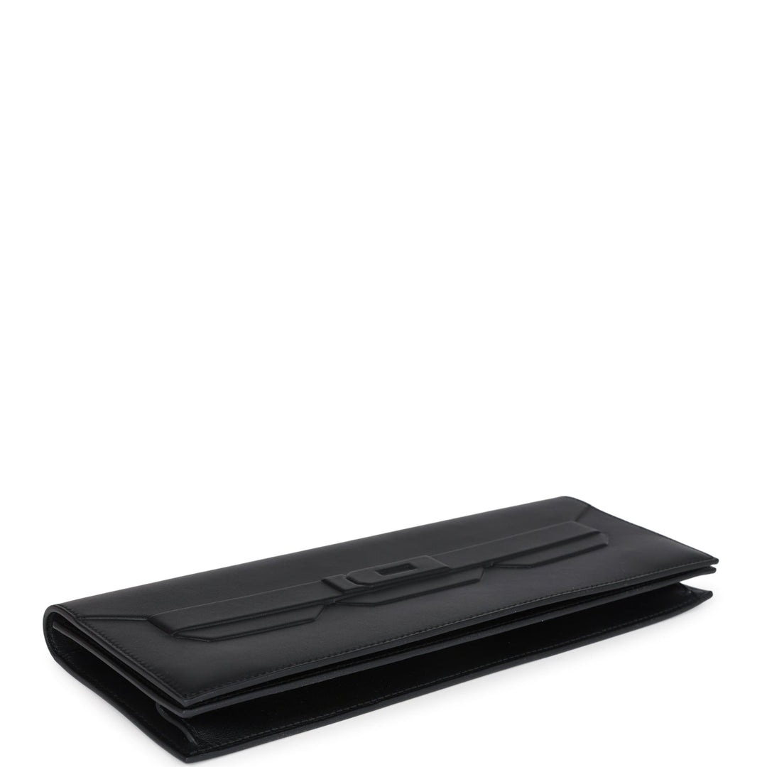 Hermes Shadow Kelly Cut Black Swift